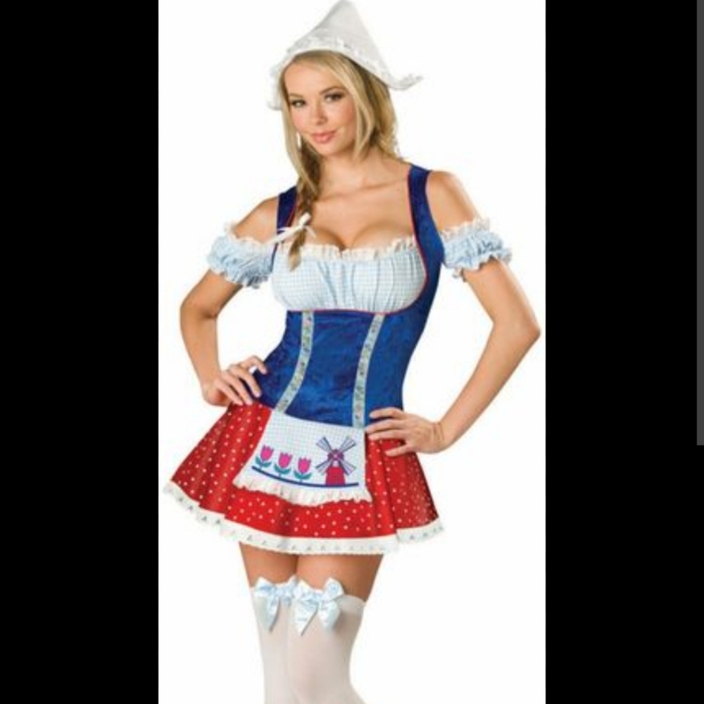 Nwot In Character Costumes "Dutch Treat" Womens Sexy Costume